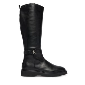 Obrázek produktu Kozačky Calvin Klein Knee Boot W/ Metal Logo HW0HW02665 Černá