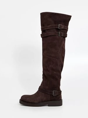 Obrázek produktu Kozačky nad kolena Steve Madden hnědá
