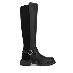 Obrázek produktu Kozačky ve vojenském stylu Clara Barson WS6102-15 Černá