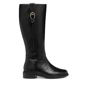 Obrázek produktu Kozačky ve vojenském stylu Geox D Walk Pleasure D46TGD 00043 C9999 Černá