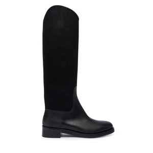 Obrázek produktu Kozačky ve vojenském stylu Max Mara Cavalierewk 2524796112600 Černá