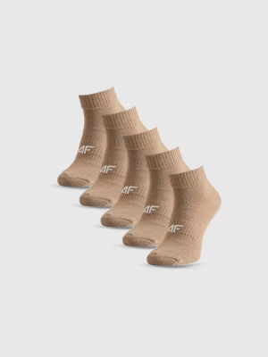Obrázek produktu Krátké ponožky (5-pack) dámské - béžové 4F