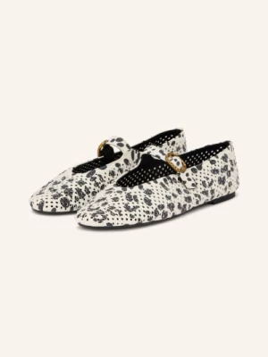 Obrázek produktu Kurt Geiger Baleríny Mayfair S Ozdobnými Kamínky bílá / černá
