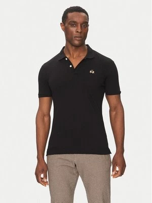 Obrázek produktu La Martina Polokošile Piquet CCMP02 PK001 Černá Slim Fit
