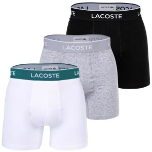 Obrázek produktu LACOSTE Boxerky  šedý melír / petrolejová / černá / bílá