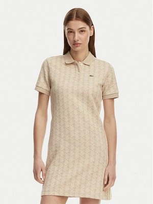 Obrázek produktu Lacoste Každodenní šaty EF2655 Světle béžová Slim Fit