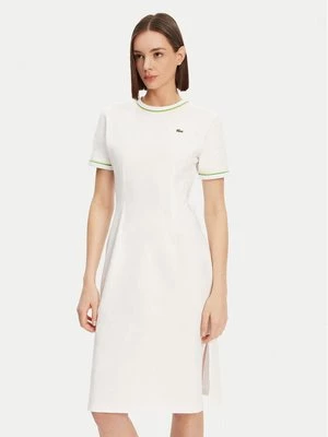 Obrázek produktu Lacoste Každodenní šaty EF9988 Bílá Slim Fit
