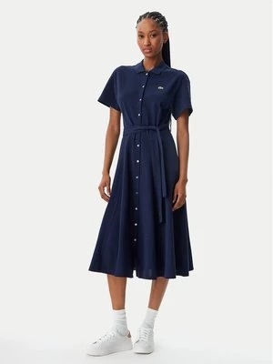 Obrázek produktu Lacoste Košilové šaty EF9621 Tmavomodrá Regular Fit