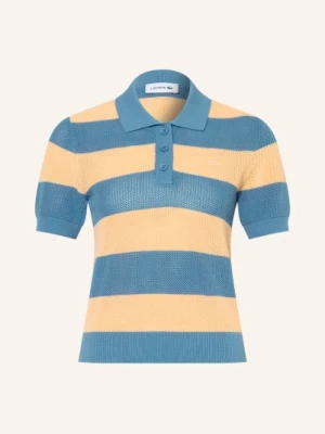 Obrázek produktu Lacoste Pletené Polo Tričko modrá / tmavě oranžová