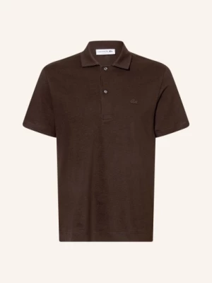 Obrázek produktu Lacoste Pletené Polo Tričko tmavě hnědá
