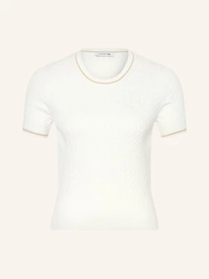 Obrázek produktu Lacoste Pletené Tričko bílá / béžová