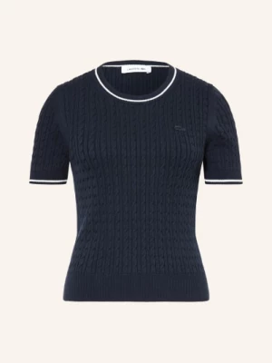 Obrázek produktu Lacoste Pletené Tričko tmavě modrá / bílá