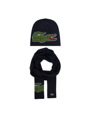 Obrázek produktu Lacoste Sada čepice a šál RB1515-00 Tmavomodrá