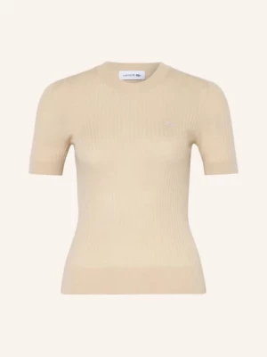 Obrázek produktu Lacoste Úpletové Tričko Z Merino Vlny béžová
