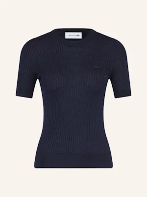 Obrázek produktu Lacoste Úpletové Tričko Z Merino Vlny tmavě modrá
