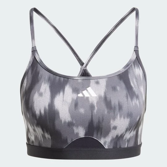 Obrázek produktu Aeroreact Training Essentials Light-Support Allover Print Bra Adidas