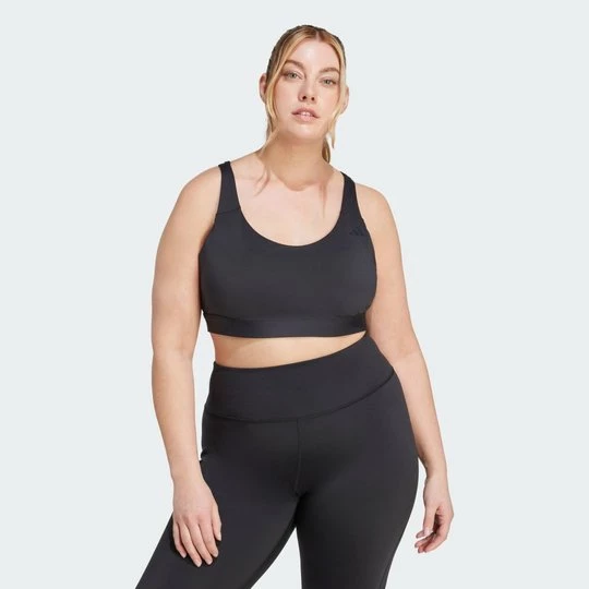 Obrázek produktu All Me Essentials Medium Support Bra (Plus Size) Adidas černá