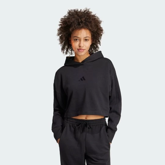 Obrázek produktu ALL SZN French Terry 3-Stripes Hoodie Adidas černá