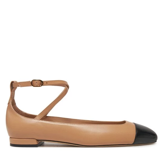 Obrázek produktu Baleríny Stuart Weitzman Eden Atrap Flat SJ720 Béžová