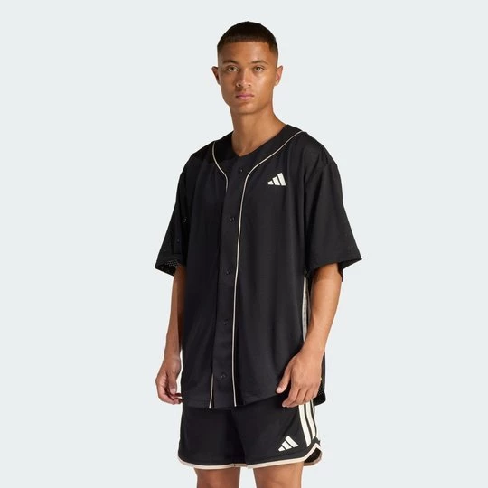 Obrázek produktu BASEBALLOVÁ KOŠILE STADIUM ZE SÍŤOVINY Adidas černá