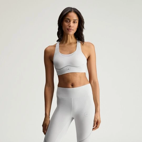 Obrázek produktu Běžecká sportovní podprsenka adidas by Stella McCartney s vysokou oporou Light Solid Grey