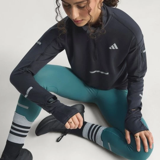 Obrázek produktu Běžecký top Adi365 Running CLIMAWARM+ Half-Zip Adidas černá