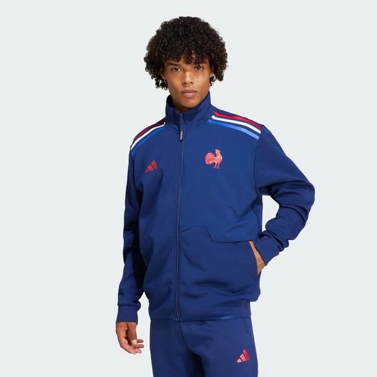 Obrázek produktu Bunda France Rugby Anthem Adidas Dark Blue
