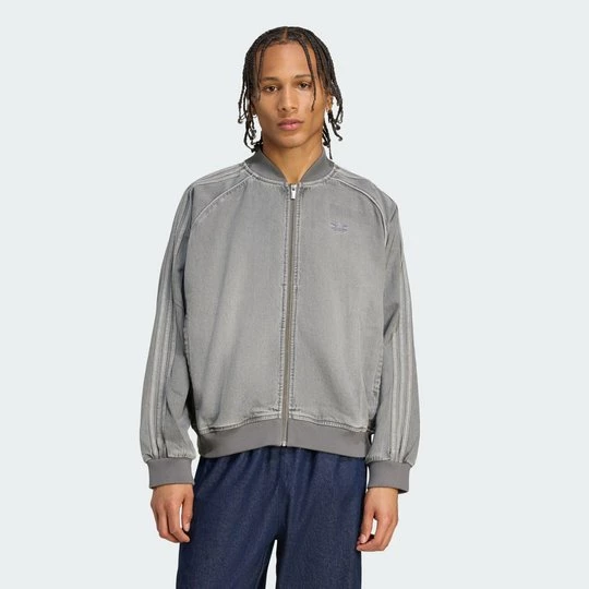 Obrázek produktu Bunda SST Adicolor Loose SST Denim Black Wash Adidas šedá