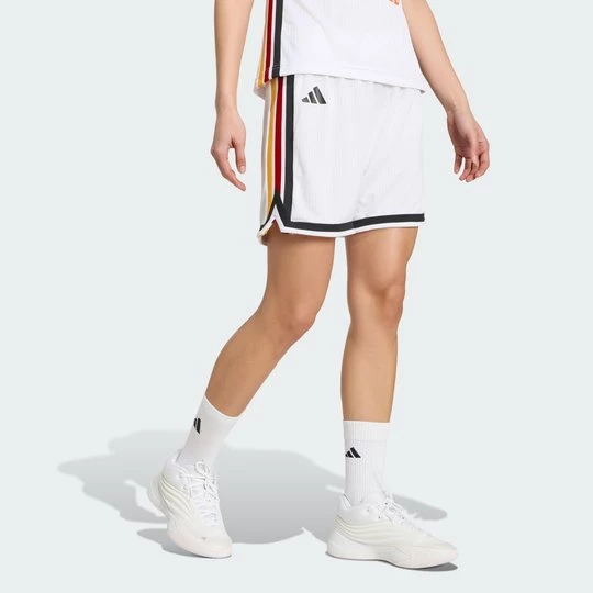 Obrázek produktu DÁMSKÉ DOMÁCÍ BASKETBALOVÉ ŠORTKY DBB Adidas bílá