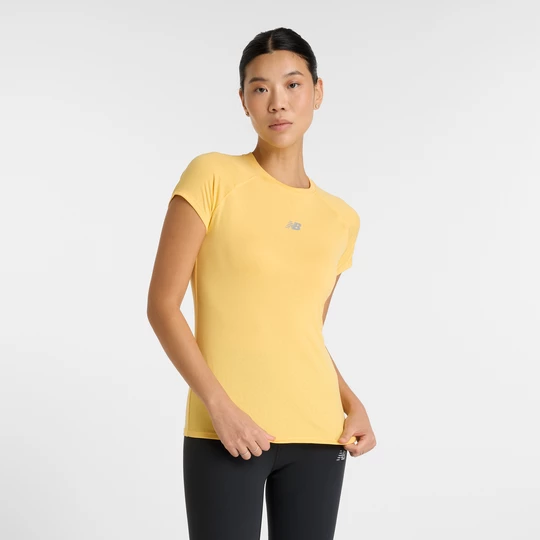 Obrázek produktu Dámské tričko New Balance WT51223CEE – žluté