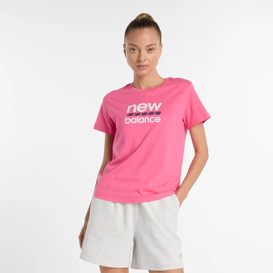 Obrázek produktu Dámské tričko New Balance WT51540DAB – růžové