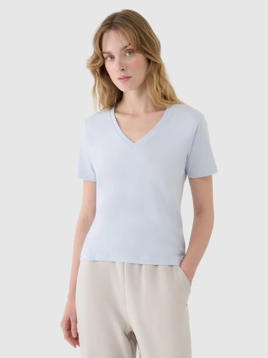 Obrázek produktu Dámské tričko oversize s modalem - modré 4F