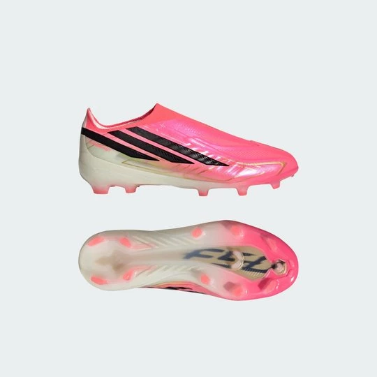 Obrázek produktu Dětské fotbalové kopačky bez tkaniček F50 HYPERFAST ELITE na pevný povrch Adidas