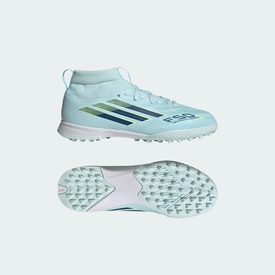 Obrázek produktu Dětské fotbalové kopačky se středně vysokou konstrukcí na umělý trávník F50 SPARKFUSION LEAGUE Adidas modrá