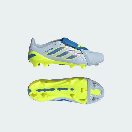 Obrázek produktu Dětské kopačky PREDATOR LEAGUE sohrnovacím jazykem na pevný povrch Adidas modrá