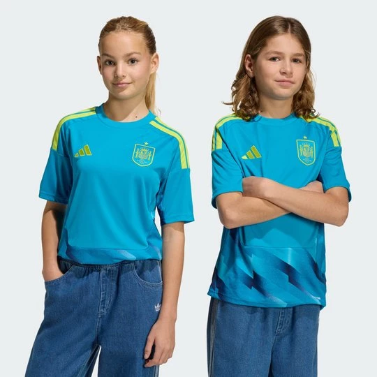 Obrázek produktu Dětský domácí brankářský dres Španělsko 26 Adidas Bold Aqua