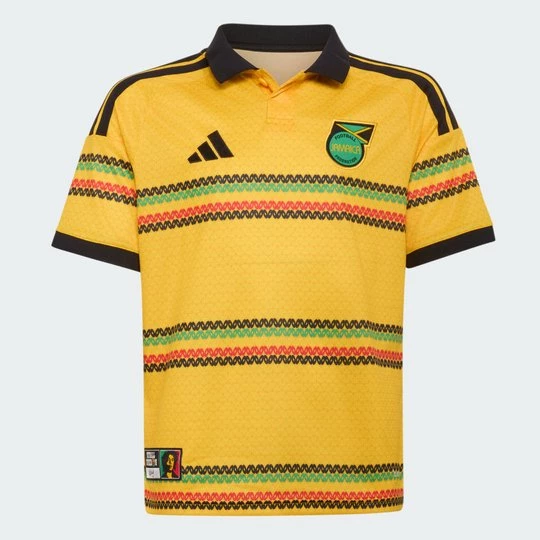 Obrázek produktu Dětský domácí dres Jamajka 26 x Bob Marley Adidas Bold Gold