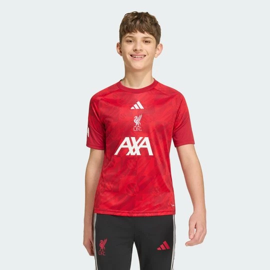 Obrázek produktu Dětský předzápasový dres Liverpool FC 26/27 Adidas červená