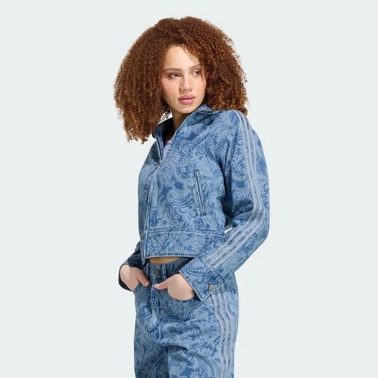Obrázek produktu DŽÍNOVÝ SPORTOVNÍ TOP ADIDAS LIBERTY LONDON FIREBIRD modrá