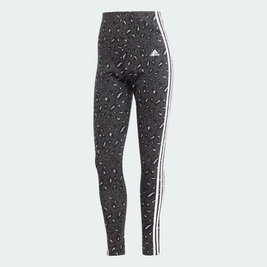 Obrázek produktu Essentials 3-Stripes Animal Print Leggings Adidas