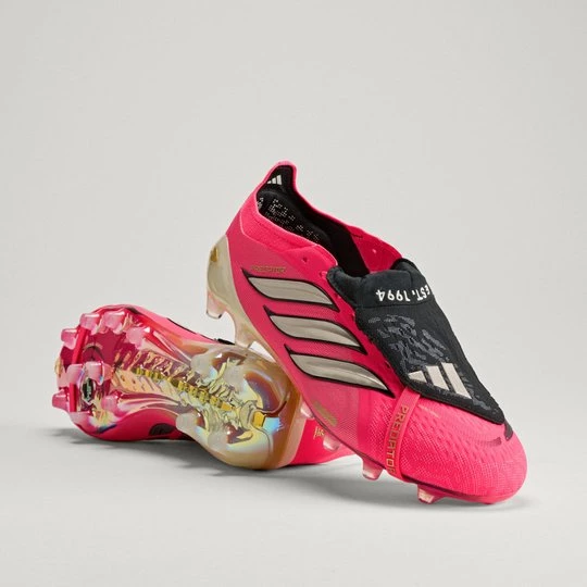 Obrázek produktu Fotbalové kopačky s ohrnovacím jazykem PREDATOR ELITE na umělý povrch Adidas růžová