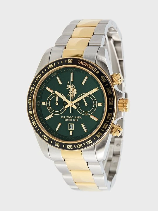 Obrázek produktu Hodinky se stopkami U.S. POLO ASSN. tmavě zelená