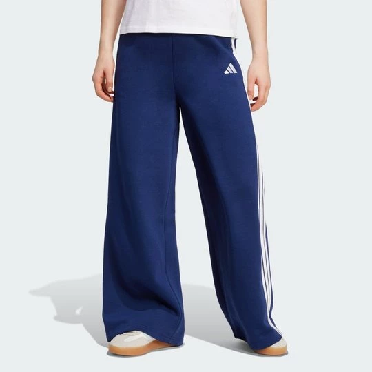 Obrázek produktu Kalhoty adidas 3-Stripes Fleece Wide Dark Blue