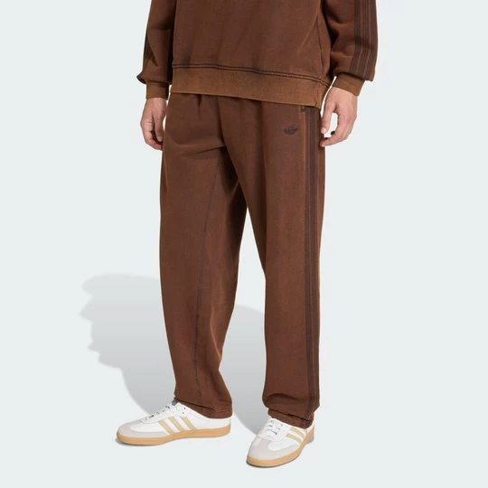 Obrázek produktu Kalhoty Premium Essentials Retro Washed Open Hem Adidas Aurora Coffee