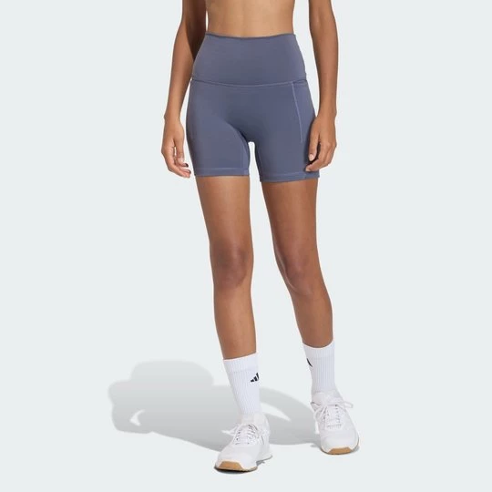 Obrázek produktu Legíny 3 Stripes Studio All Me Booty Short Adidas Aurora Onix