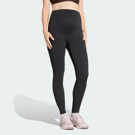 Obrázek produktu Legíny Optime Essentials Workout Full Length Maternity Adidas černá