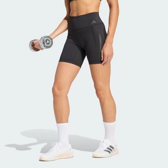 Obrázek produktu Legíny Optime Workout 3-Stripes Short Adidas černá