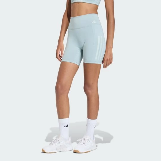 Obrázek produktu Legíny Optime Workout 3-Stripes Short Adidas Wonder Sage