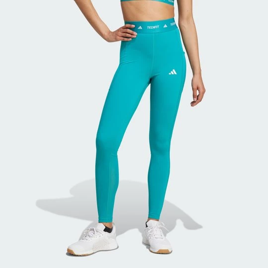 Obrázek produktu Legíny Techfit Stash Pocket Full-Length Adidas Pure Teal