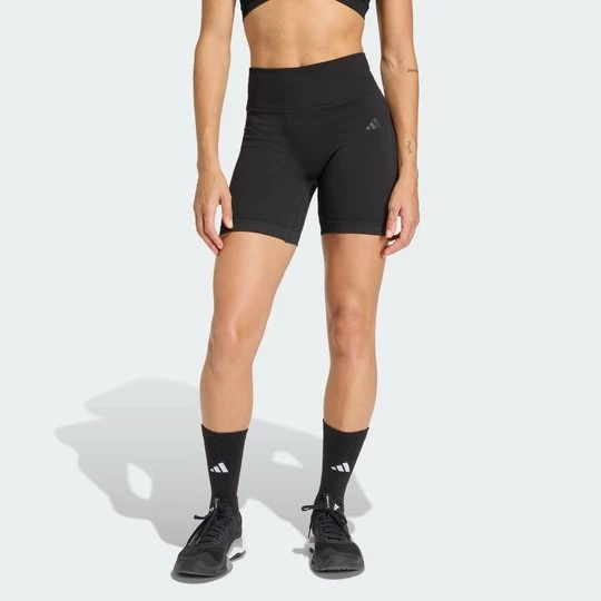 Obrázek produktu Legíny Workout Essentials Knit Scrunch 5 Inch Adidas černá